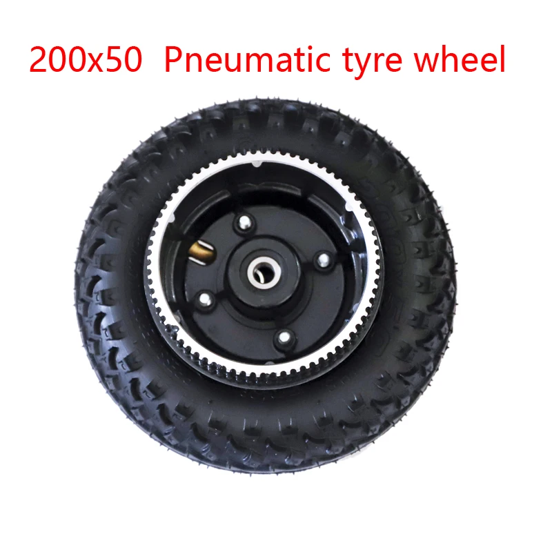 

8 Intch 200*50 Electric Scooter Tyre With Wheel Hub Scooter 200x50 Tyre Inflation Vehicle Aluminium Alloy Wheel Pneumatic Tire