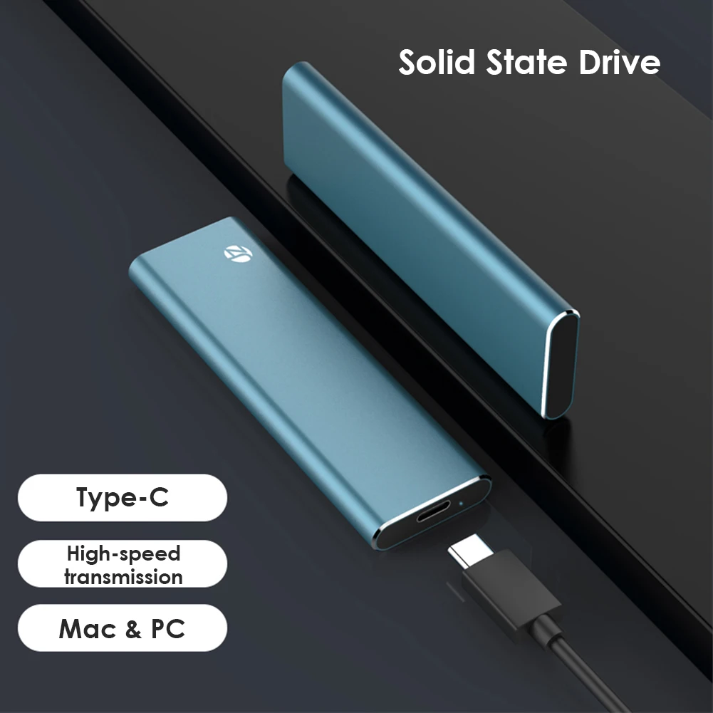 Solid State Drive 128GB/256GB/512GB/1TB/2TB NGFF Office USB 3.1 Type C SSD Caring Computer Supplies for Jiazhuo GT