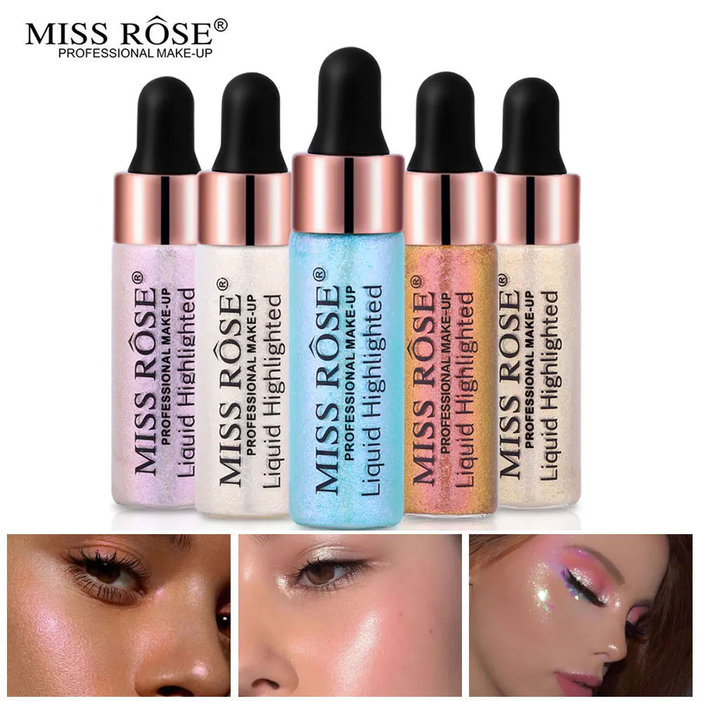 MISS ROSE 5 цветов осветитель жидкий хайлайтер подводной ТИНТ макияж осветлитель для