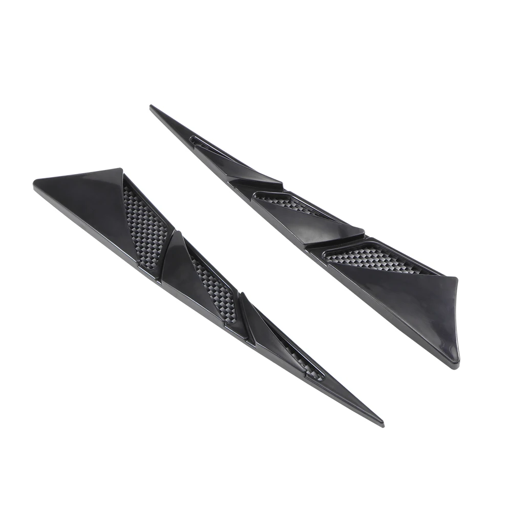 Наклейки на капот автомобиля черные универсальные боковые воздухозаборные