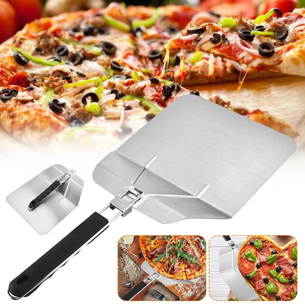 

21inch Pizza Shovel Peel Big long Aluminum Folding Cake Cheese Lifter Tray Pizza Cake Baking Tools