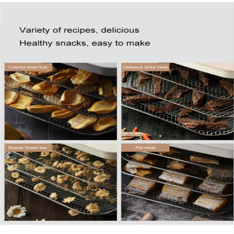 

Fruit Dryer Food Household Small Snack Air-drying Cabinet Commercial of Stainless Steel Dehydrator Twelve Layers Can set time