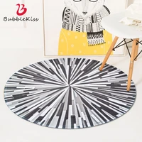 bubble kiss round carpet for living room geometric splash ray pattern creative rug home decor thicken soft customized floor mat