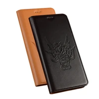 natural leather magnetic closed flip cover case for umidigi a7 proumidigi a7sumidigi a7 phone bag card slot pocket stand coque