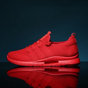 Кроссовки мужские сетчатые на шнуровке, легкие повседневные, теннисная Уличная обувь, унисекс