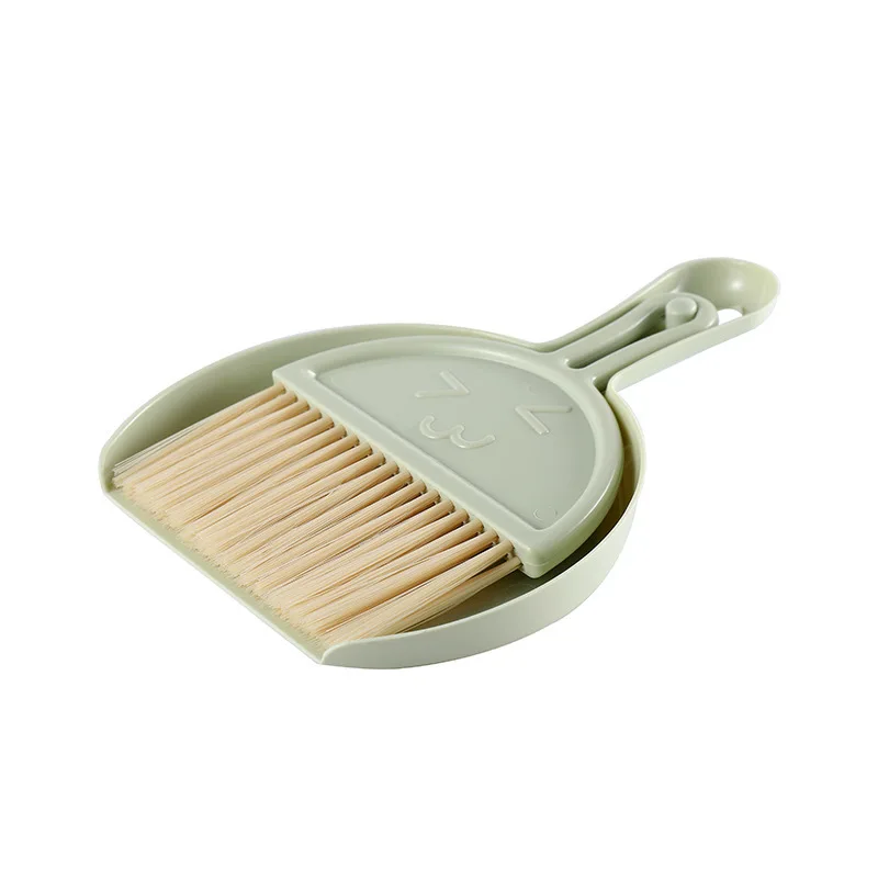 

Home Desktop Mini Broom Keyboard Cleaning Brush Small with Dustpan Small Broom Set Computer Sundries Brush Broom Head Material
