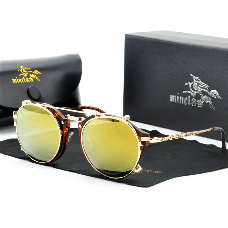 Мужские солнцезащитные очки с зеркальным зажимом FML|Женские очки| |