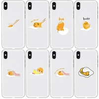 cute eggs cartoons yolk transparent phone case for poco f1 f2 f3 pro x3 m3 9c 10t lite nfc anime cover silicone prett mi 10 ul