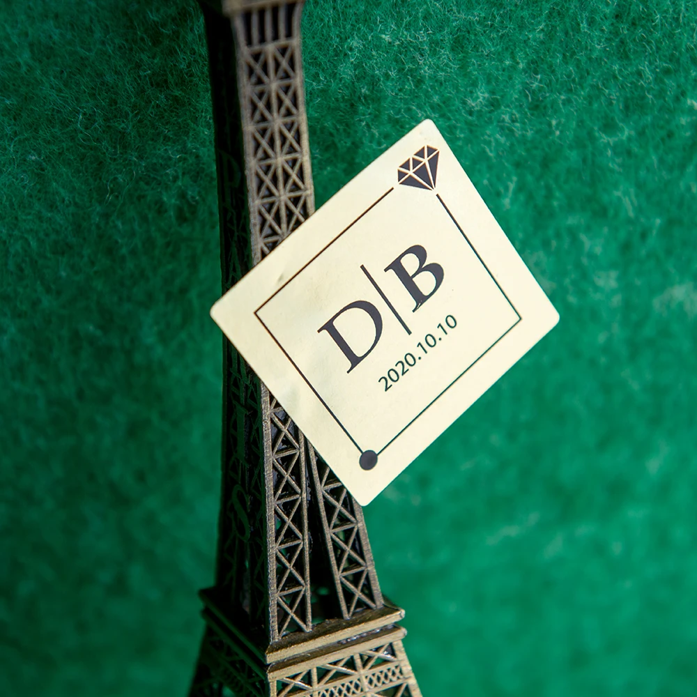 

JZ1-40x40mm прямоугольные наклейки, свадебные наклейки, светоотражающие золотые бумажные черные буквы, высококачественные золотистые наклейки,...