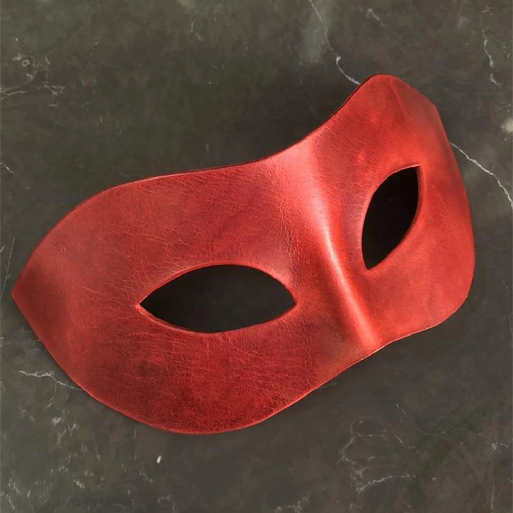 GAMPORL мужские черные красные кожаные эротические венецианские маскарадные маски