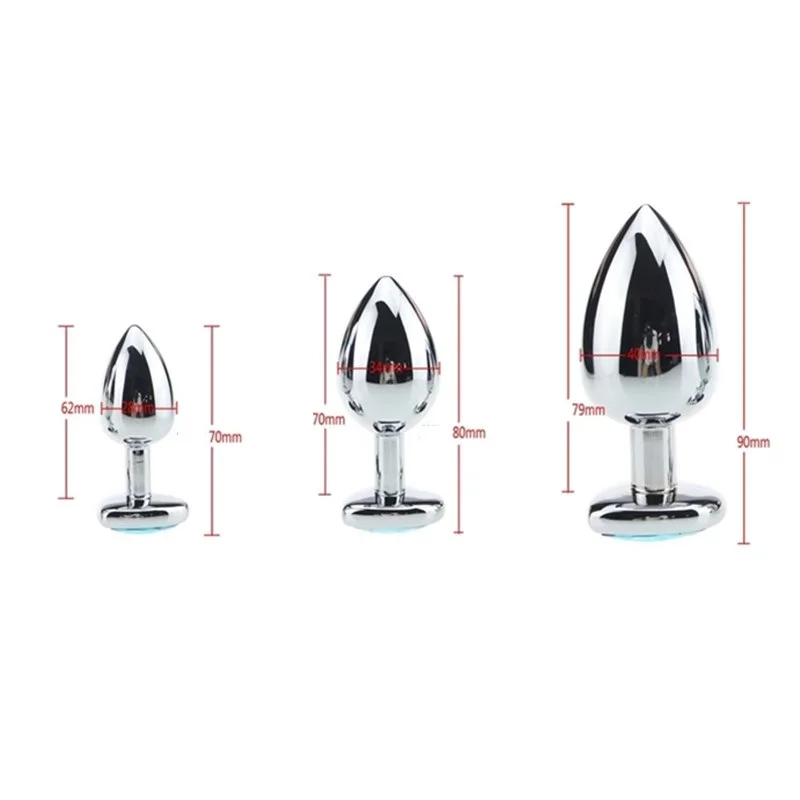Черная металлическая розовая Анальная пробка в форме сердца силиконовая