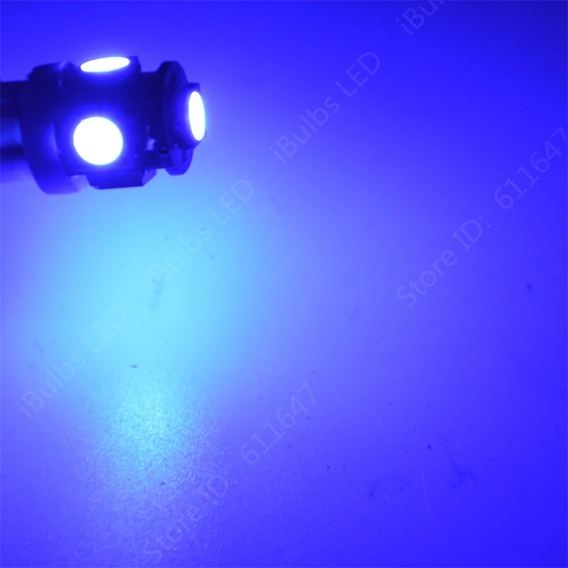 50 шт Высокое качество BA9S 434 T4W 5 светодиодный 5050 SMD H6W авто Интерьер конусообразная лампочка для чтения настольная лампа AC/DC 12V 24V
