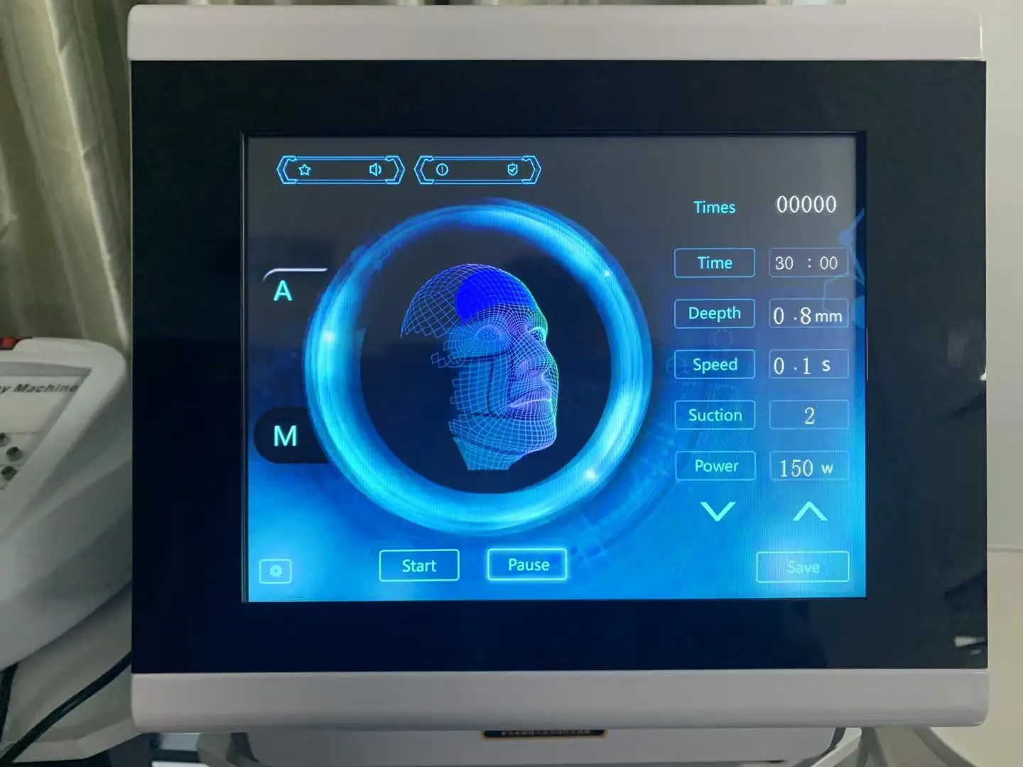 

Portable micro needle rf electric facial beauty fractional rf microneedle machine