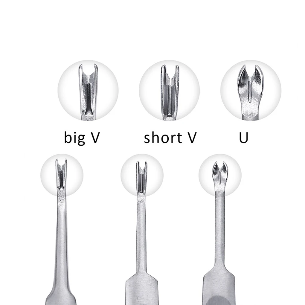 

3pcs/set DIY Hand Stitching U+V Shaped Groover Skiving Edge Beveler Tool Kit Leather Craft Making kit