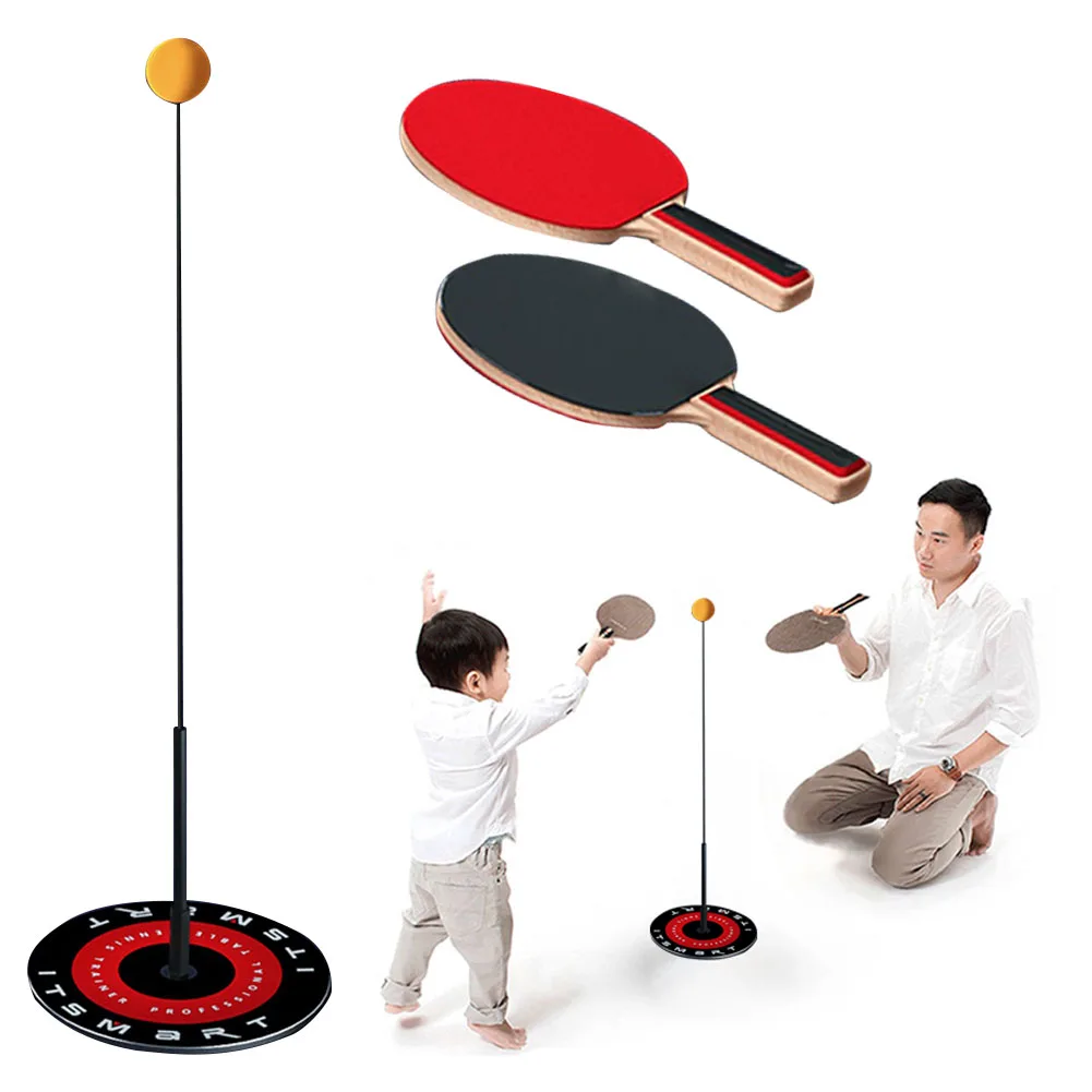 

Pingpong Ball Table Tennis Set Quick Rebound Sport Shaft Portable Indoor Outdoor Leisure Trainer Paddle Decompression Equipment