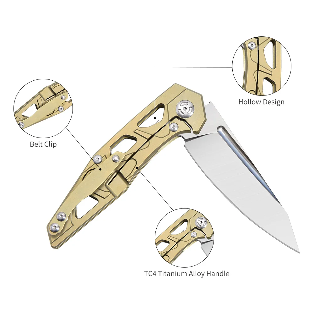 Складной нож Dispactch Карманный ручной резец из стали DR для повседневного
