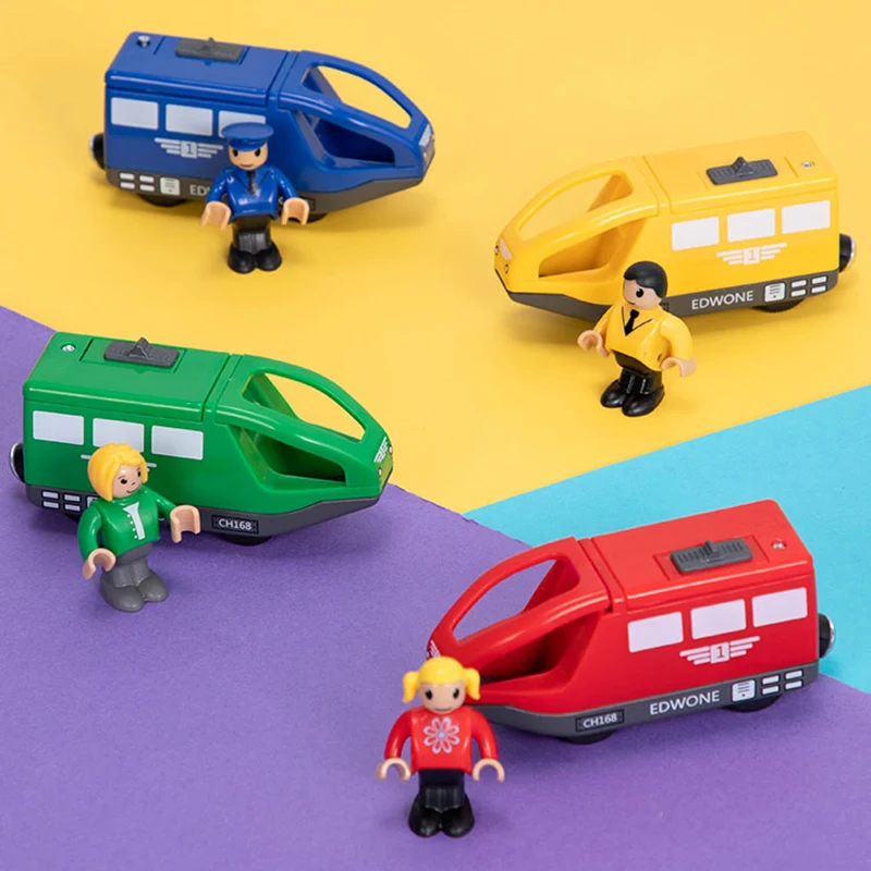 Радиоуправляемый электрический маленький поезд набор игрушек пульт