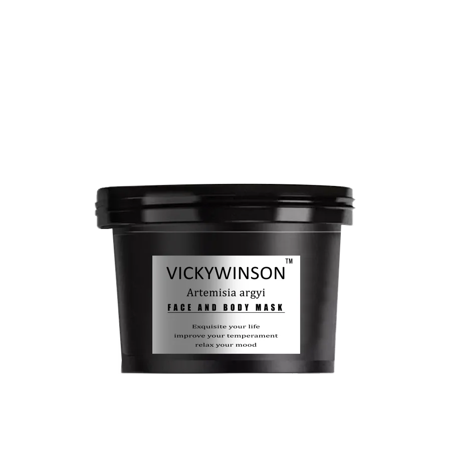 VICKYWINSON Artemisia argyi scrub cream 50g Body Facial Scrub Natural Facial Exfoliator Exfoliating Brightening Peeling Cream