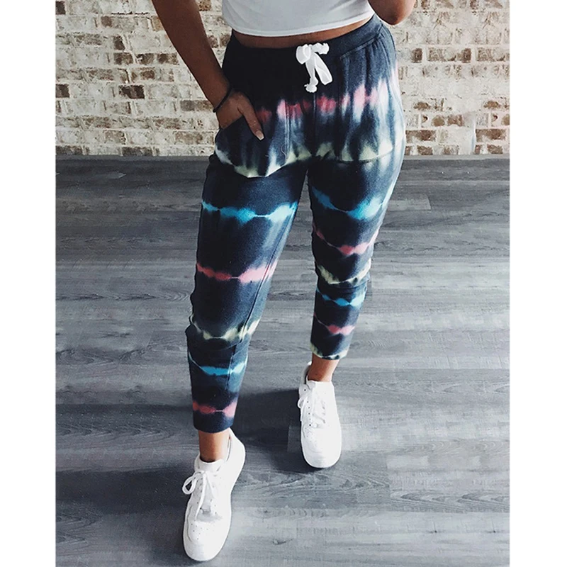 

Yoga Jogging Pants Women Elastic Waist Sweatpants Loose Sport Trousers 2020 Mujer High Waist Fitness Running Pants