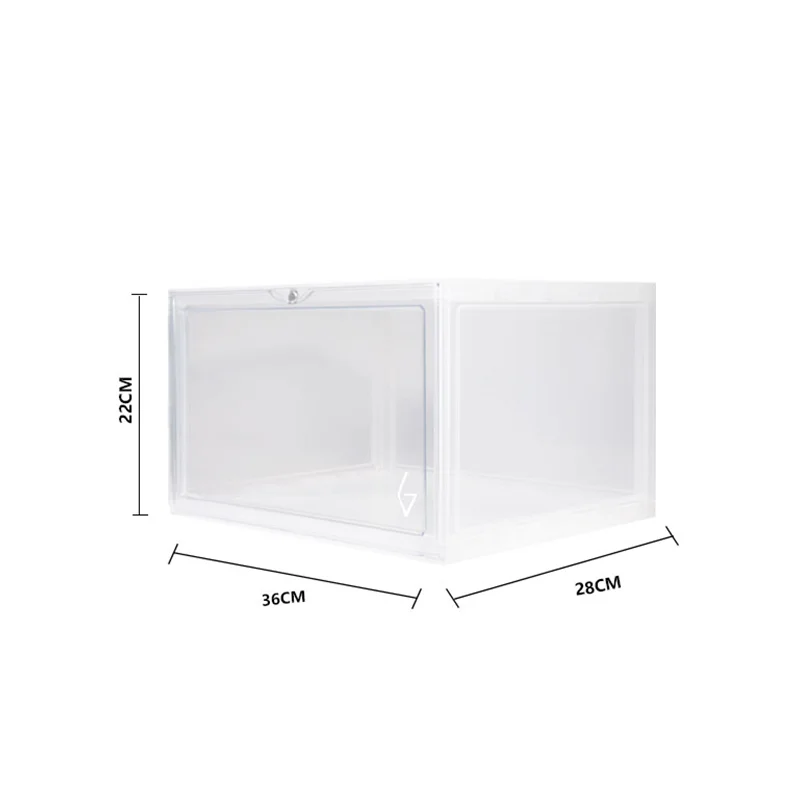 Боковая коробка для кроссовок прозрачный Органайзер HD антиокислительный