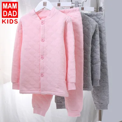 Пижама для маленьких девочек Осень зима 2019 симпатичная Хлопковая пижама малышей