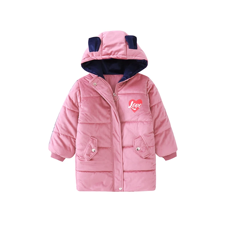 Новинка 2020 зимние пуховики для девочек длинное модное пальто Детские теплые