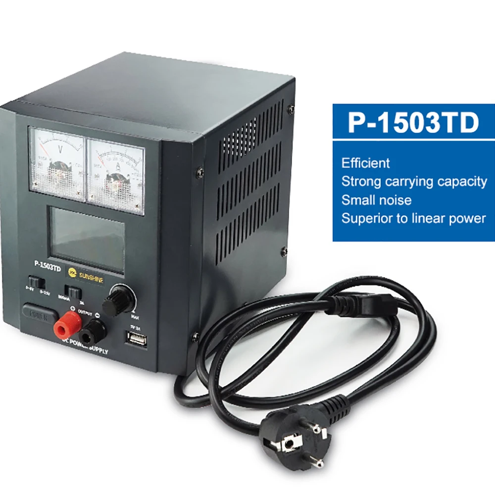 Sunshine P-1503TD постоянного тока источника питания регулируемый Регулируемый