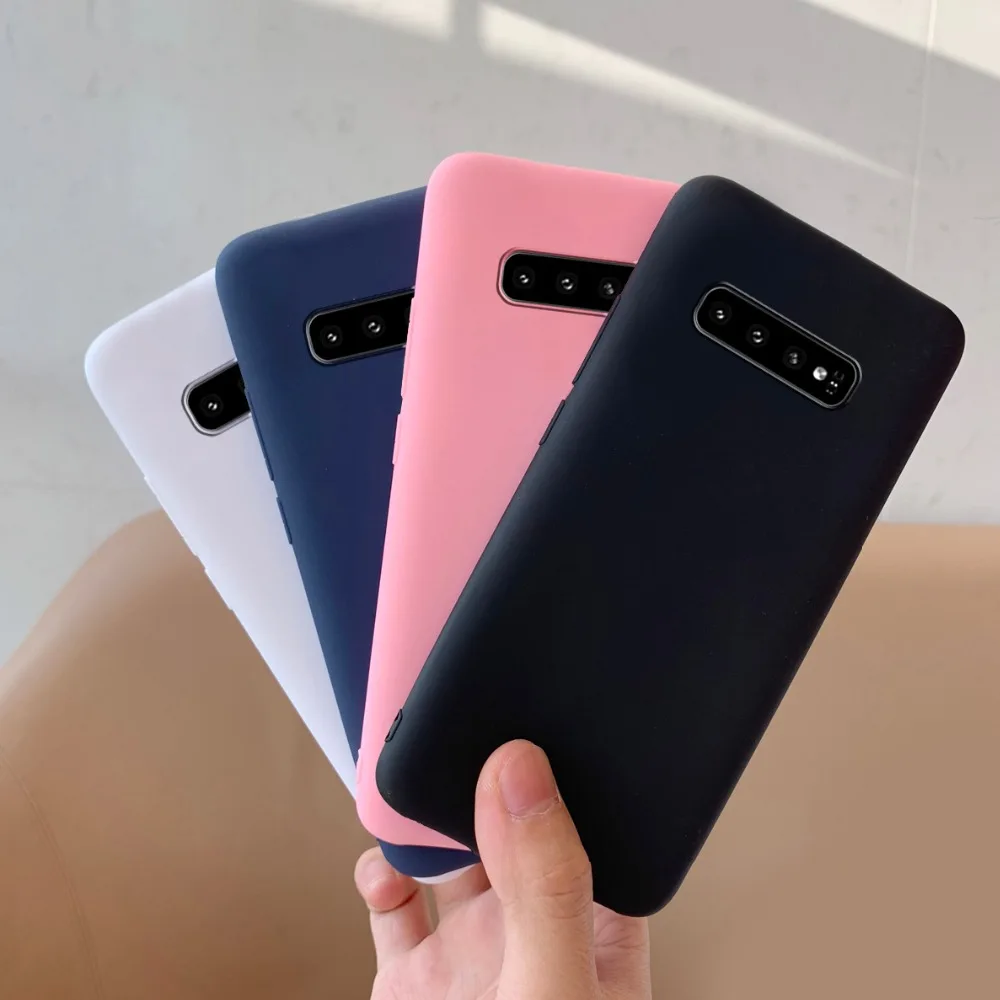 Ультратонкий чехол для Samsung Galaxy S10E S10 E Plus S7 edge S8 S9 s10 S20 S21 Note 8 10 матовый
