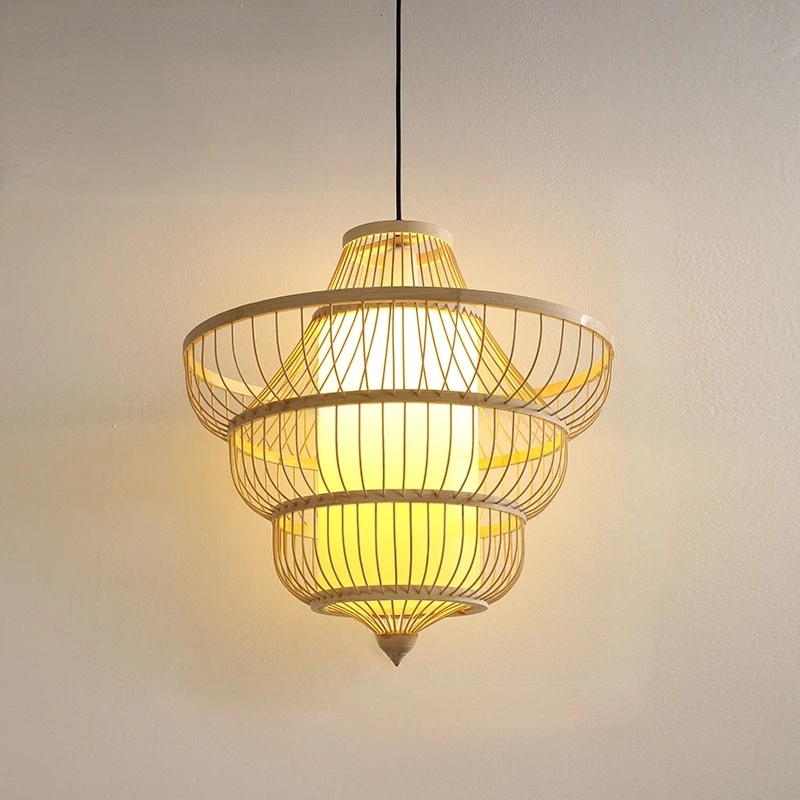 Японские традиционные простые светильники подвесные для столовой спальни отеля