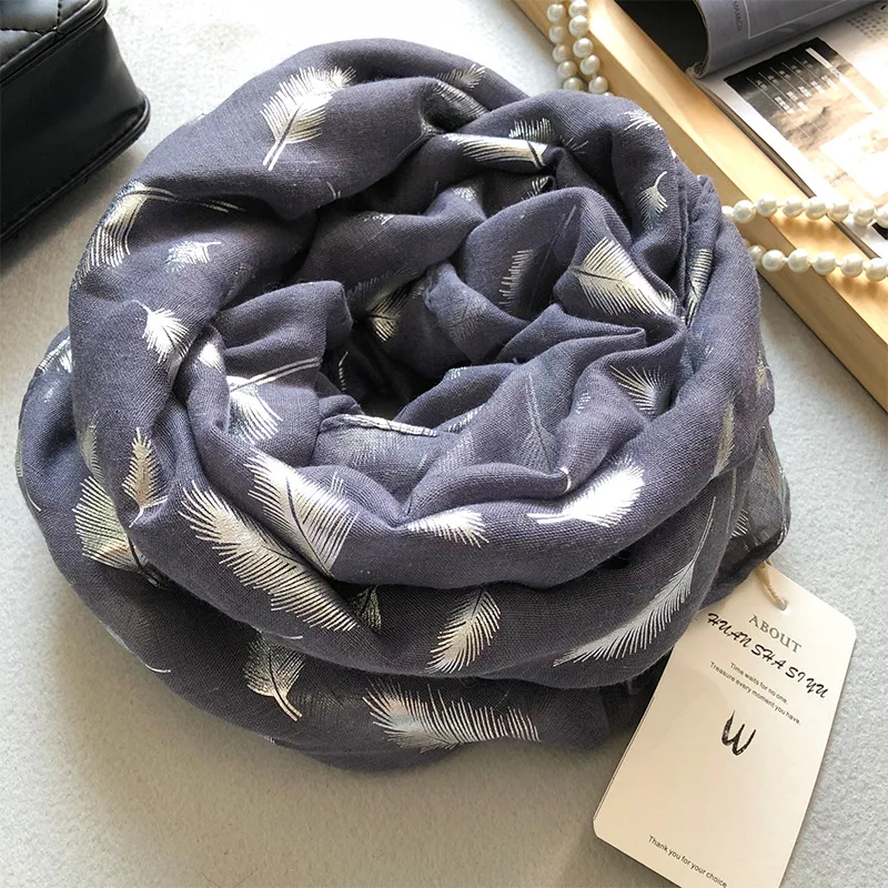 Весна 2020 розовый черный фольгированный серебристый искусственный платок