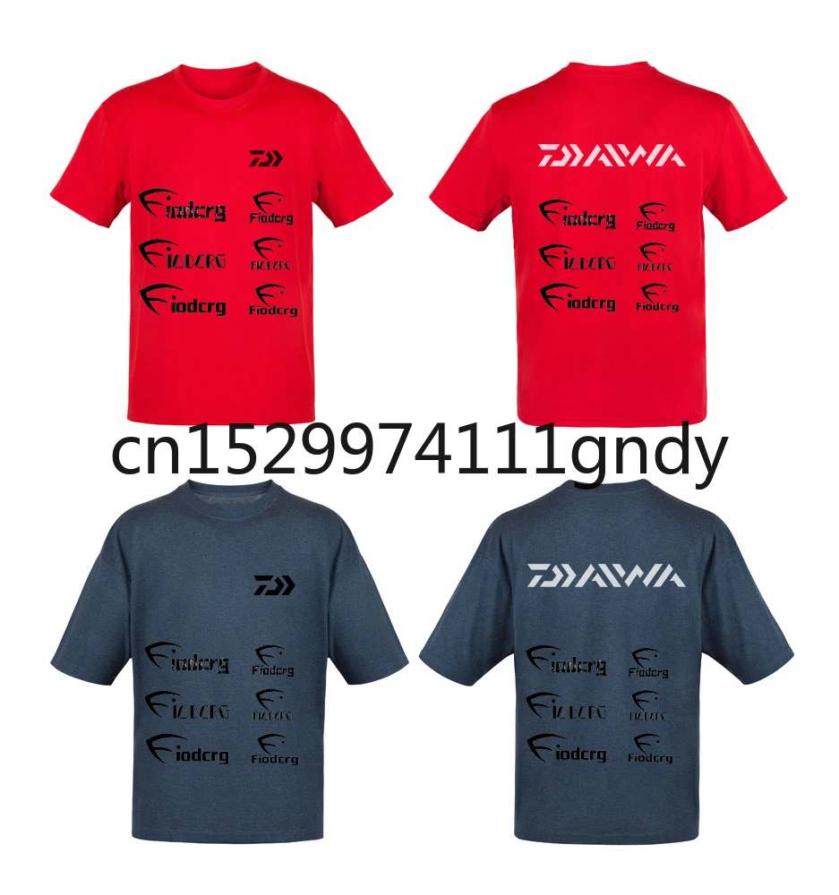 Летняя стильная одежда DAIWA с коротким рукавом для рыбалки на открытом воздухе дышащая защитой от УФ