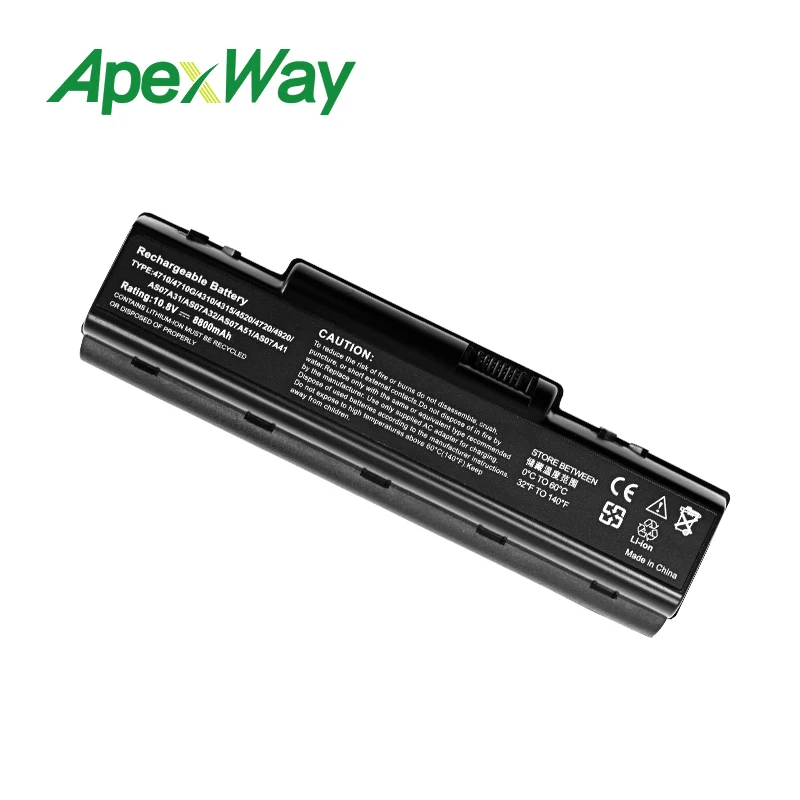 Apexway ноутбук батарея Aspire 4736G 4736Z 4736ZG 4740 4740G 4920 4920G 4925G 4930 4930G 4930ZG 4935 4935G 4937 4937G 5236|laptop