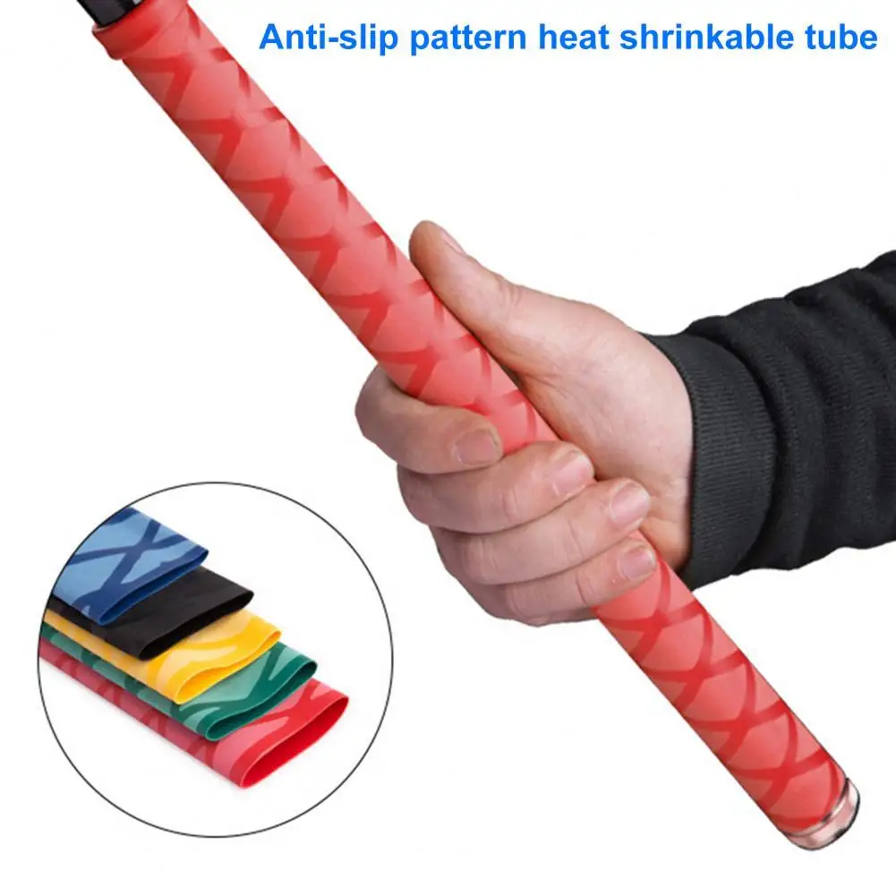 

1m Anti-slip Fishing Rod Grip Heat Shrink Sleeve Wrap Tube Protective Cover Golf Tennis Racket Sheath Fishing Accessories