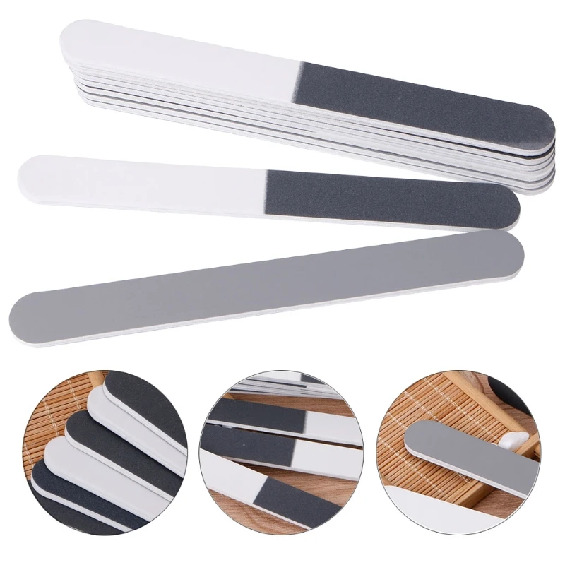 Пилка для ногтей 1 шт. блестящая 3 стороны Полировочная полировальный Маникюрный