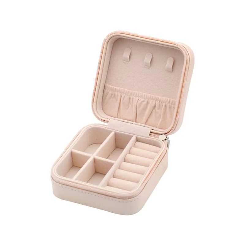Органайзер для ювелирных изделий из искусственной кожи дорожный портативный