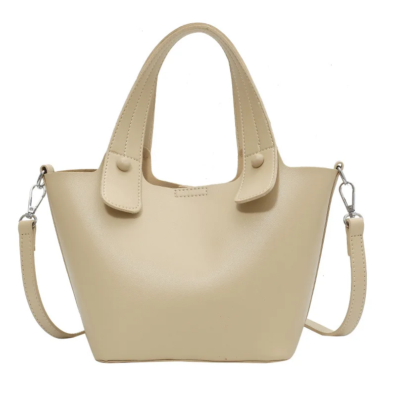 

Popular foreign style bag women's 2021 new women's handbag bucket bag simple single shoulder messenger bag women's bag
