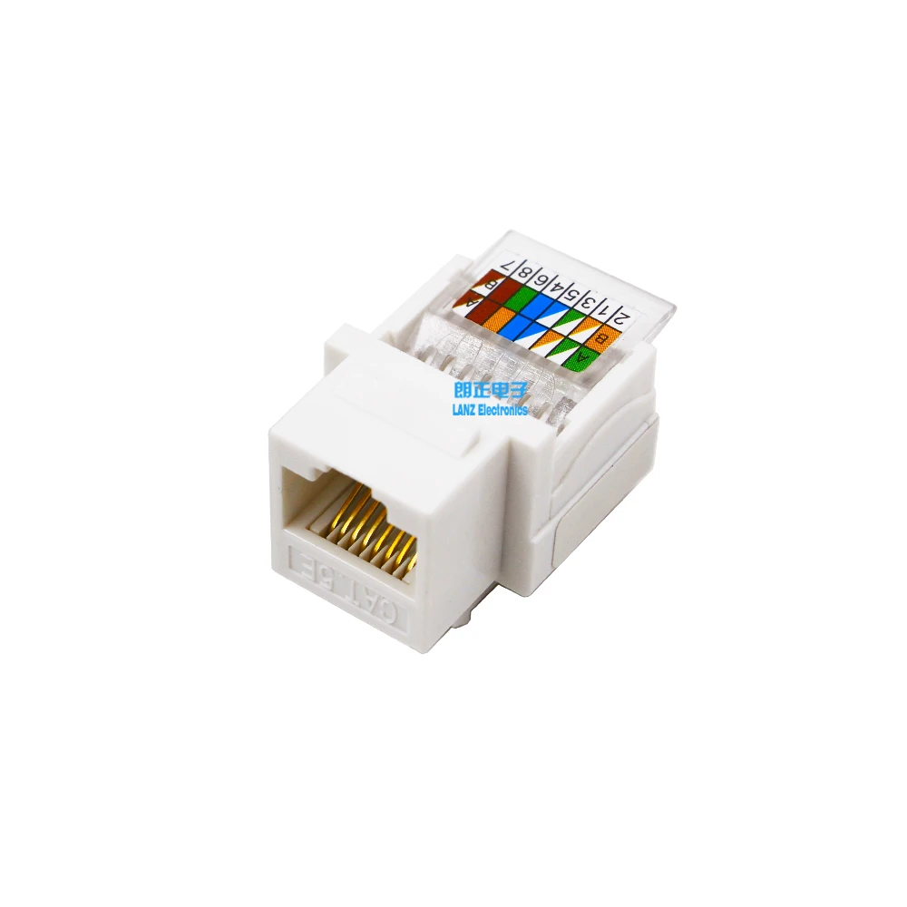 8P8C RJ45 Cat5e Cat6 UTP Keystone Jack разъем для настенной плиты без инструментов 90 градусов Интернет сети Ethernet Lan кабель