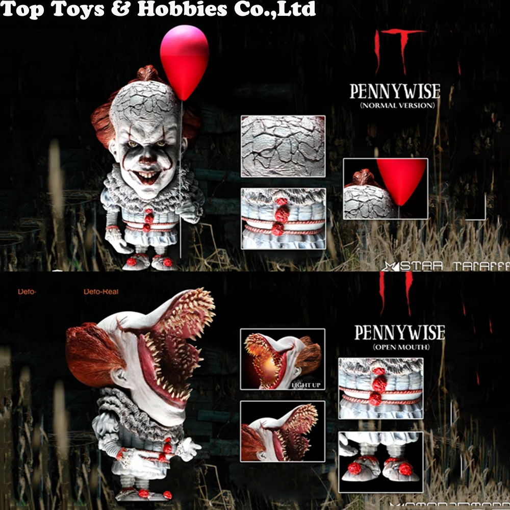 SA6004 SA6005 SA6006 1/12 DF IT joker 15 см мягкий винил Defo настоящая серия Pennywise Фигурка Статуя Модель полный набор игрушка для фанатов