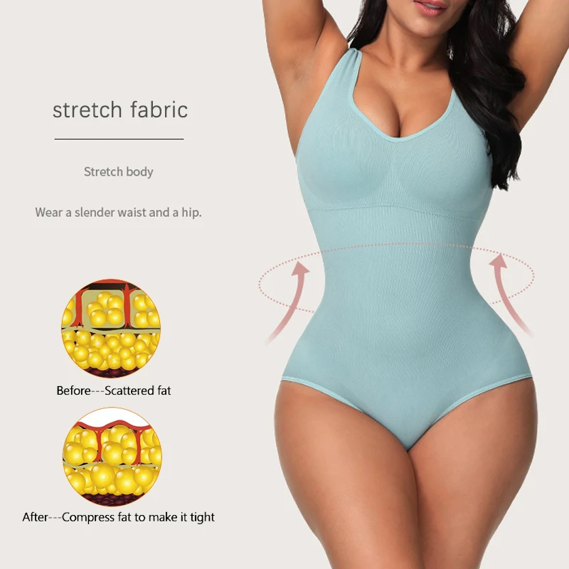 Bodysuit For Women Smooth Body Shapers Butt Lifter Sexy Underwear Bust Gather Shapewear Belly Flat Open Crotch Shaper 2021