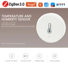 Беспроводной смарт-датчик температуры и влажности Tuya ZigBee 3,0 с поддержкой Alexa и Google Home