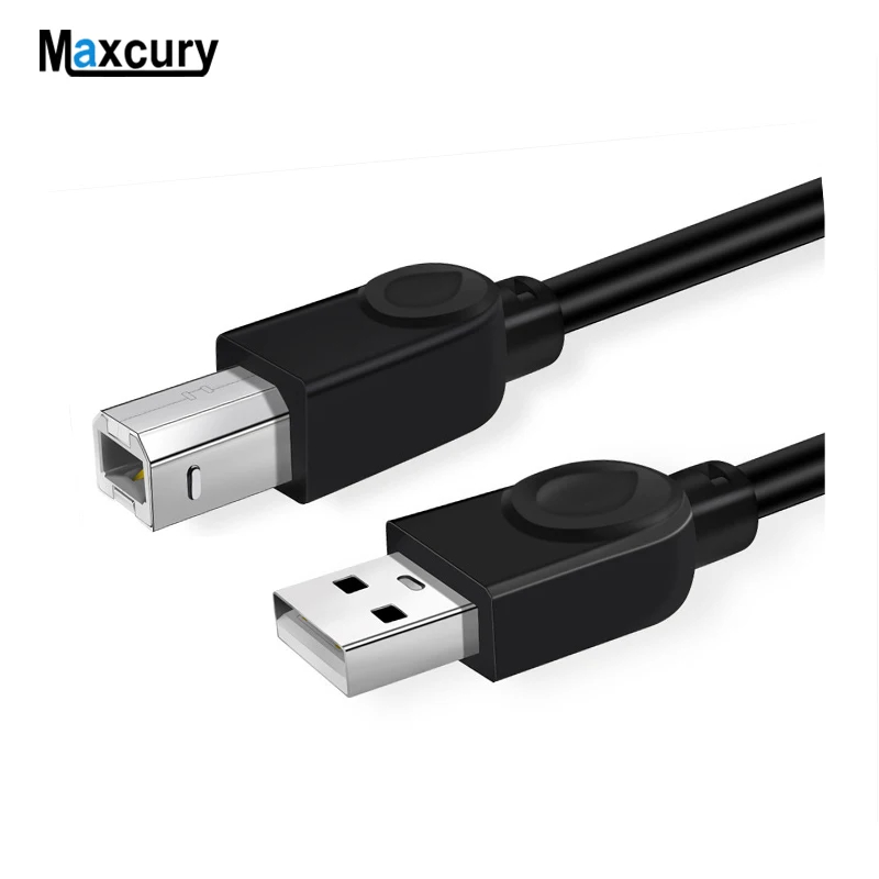 Кабель MAXCURY USB AM-BM USB2.0 для сканера кабели принтера HP EPSON Brother Samsung Dell Canon шнур - купить