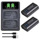 DuraPro DMW-BLJ31 DMW BLJ31 батарея + LED зарядное устройство с портом типа C USB кабель для Panasonic LUMIX S1, S1R, S1H беззеркальных камер