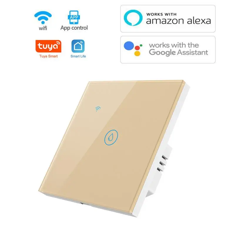 

WiFi Boiler Water Heater Switch 4000W Tuya Smart Life App Remote Control Touch Wall Switch Timer Voice Control Google Home Alexa