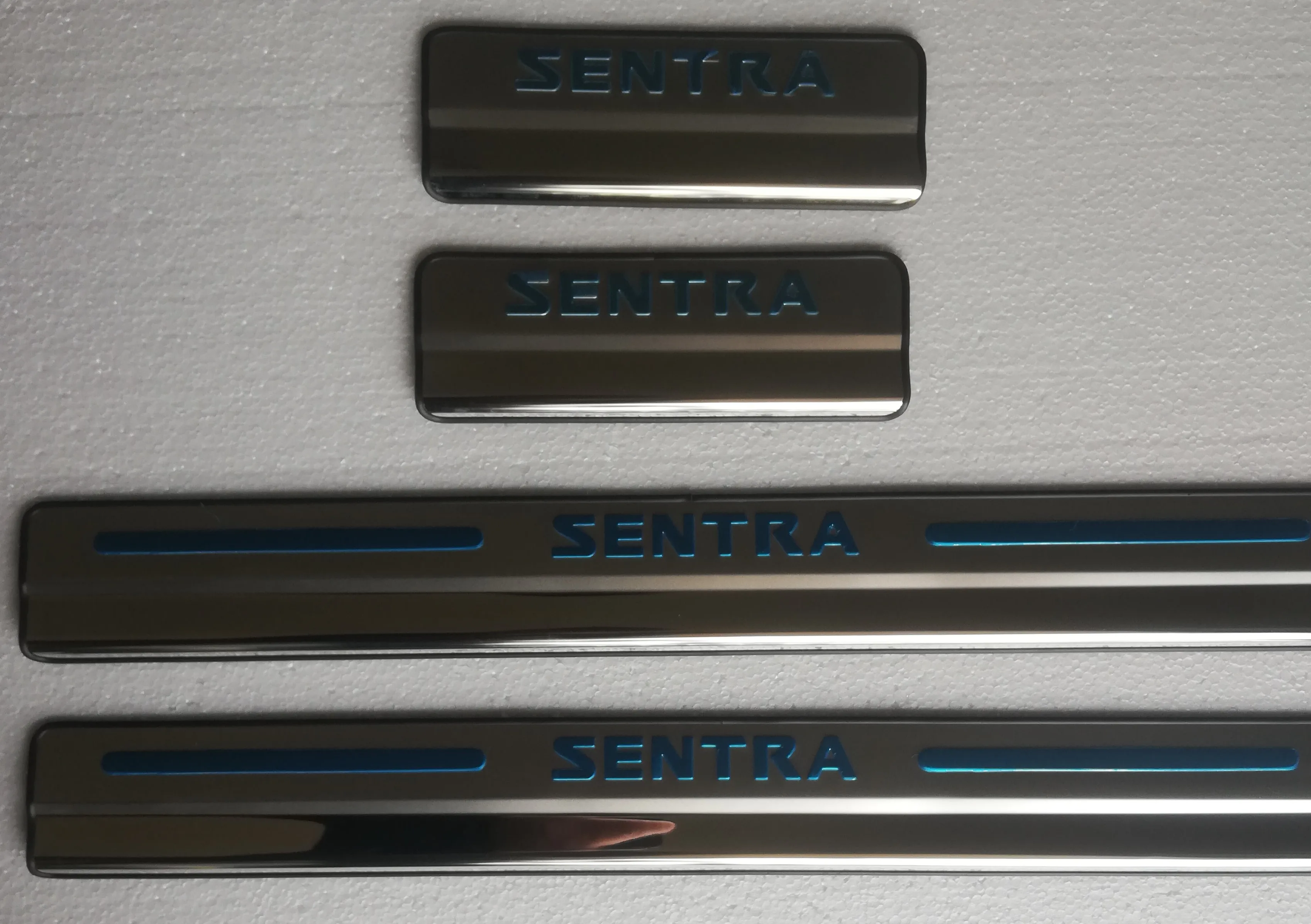 Для Nissan Sentra 2012 2013 2014 2015 2016 2017 из нержавеющей стали зеркальный порог/Накладка/Порог