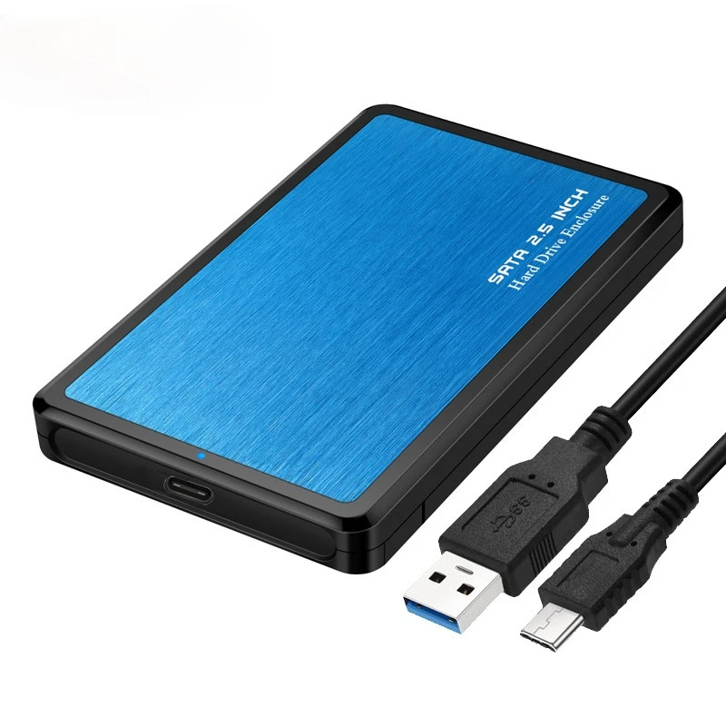 Sata Usb Sata Cable Type-C Usb3.1 Mobile Hard Disk Box Metal Aluminum Alloy Solid Notebook Hard Disk Box Supports 6G