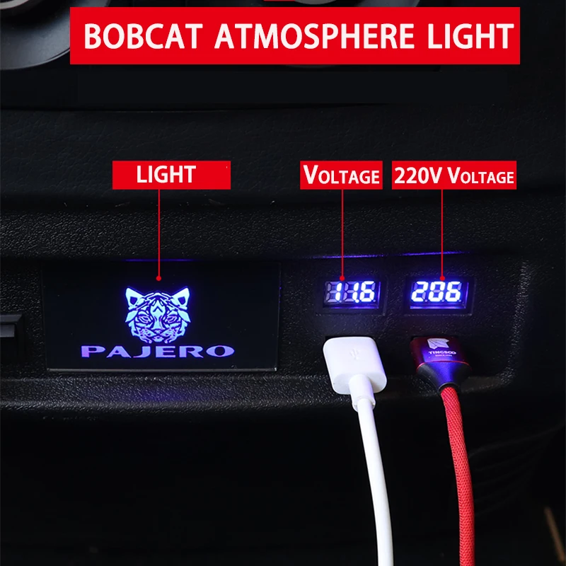 Suitable For Mitsubishi Pajero V97V93 Rear USB Charger Inverter Plug Socket Modification Armrest Box |