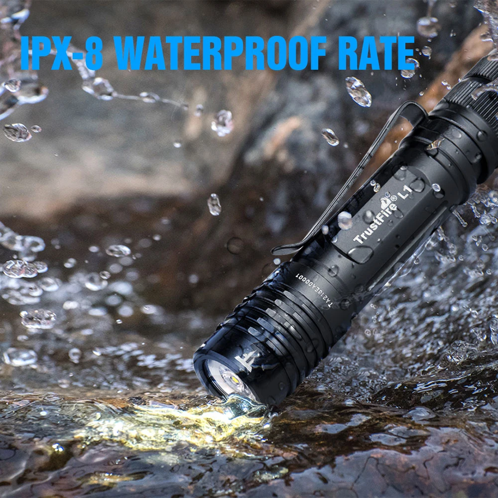 Маленький светодиодный фонарь TrustFire мини es водонепроницаемый стильный