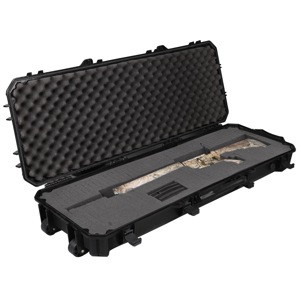Military Tactical Safety Hunting  Airsoft Long Gun Bag Case Protective Tool Shooting Storage 109cm 43 Inch  With Pre-cut Foam