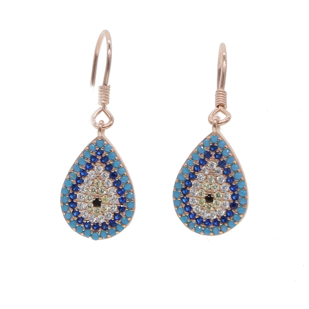 Brincos Pendientes Mujer Oorbellen Brand Long Earrings With Stones Tear Drop Crystal For Wedding Party Jewelry Micro Pave | Украшения и