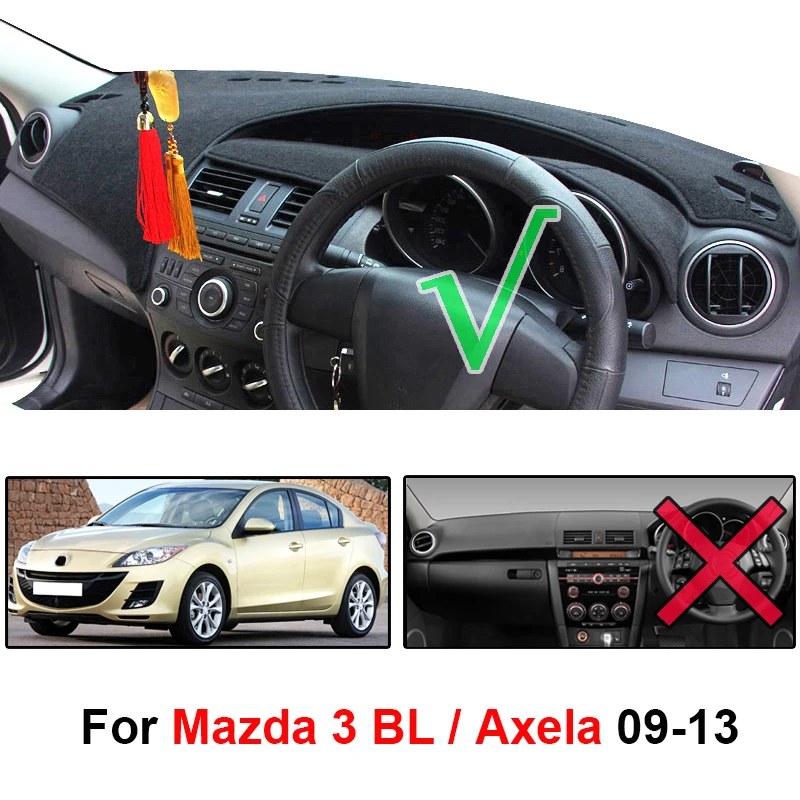 Xukey для Mazda 3 BL 2009 2010 2011 2012 2013 приборной панели крышки Dashmat Даш Мат Pad козырек от